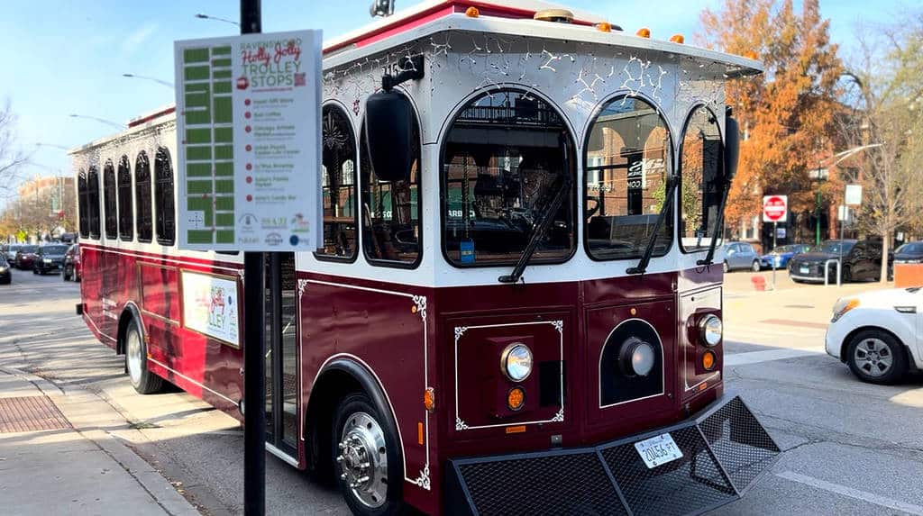 Holiday Trolley Rentals in Chicago